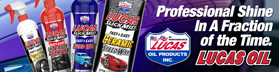 Lucas Slick Mist Ceramic Speed Wax - Professional Shine in a Fraction of the time.